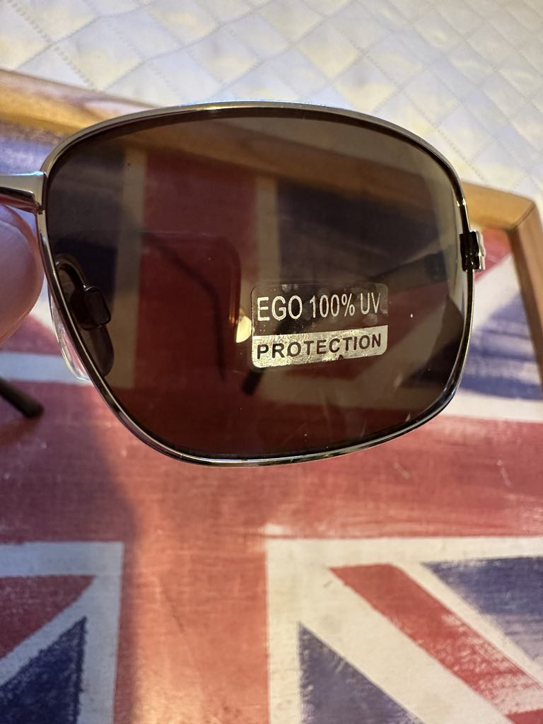 EGO Sunglasses Men’s Italian Design – 100% UV Protection, Vintage Aviator Style