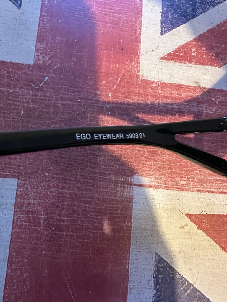 EGO Eyewear 5903 01 Wraparound Sunglasses Black Frame 100% UV Protection Sport Style