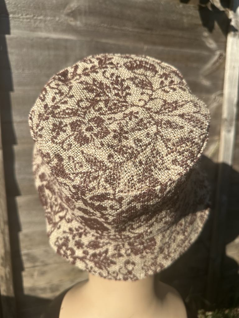 Eco-Friendly Hemp Bucket Hat β Handmade Boho Festival Style β One Size Fits All