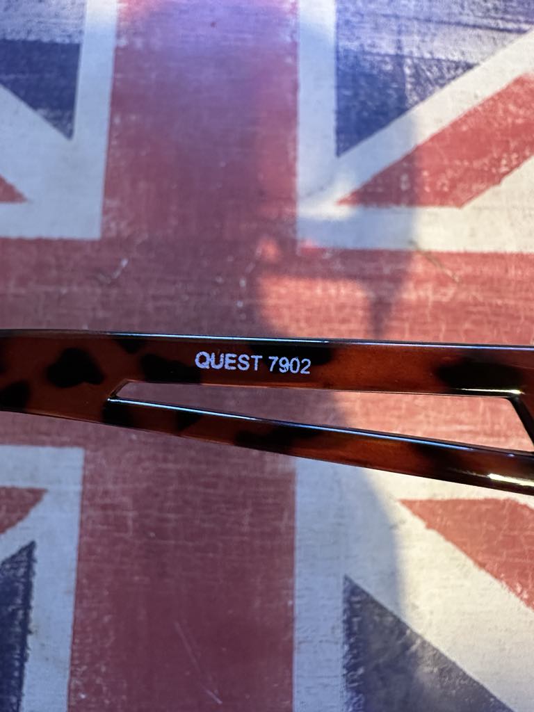 EGO QUEST 7902 Polarized Sunglasses Brown Tortoise Aviator Style