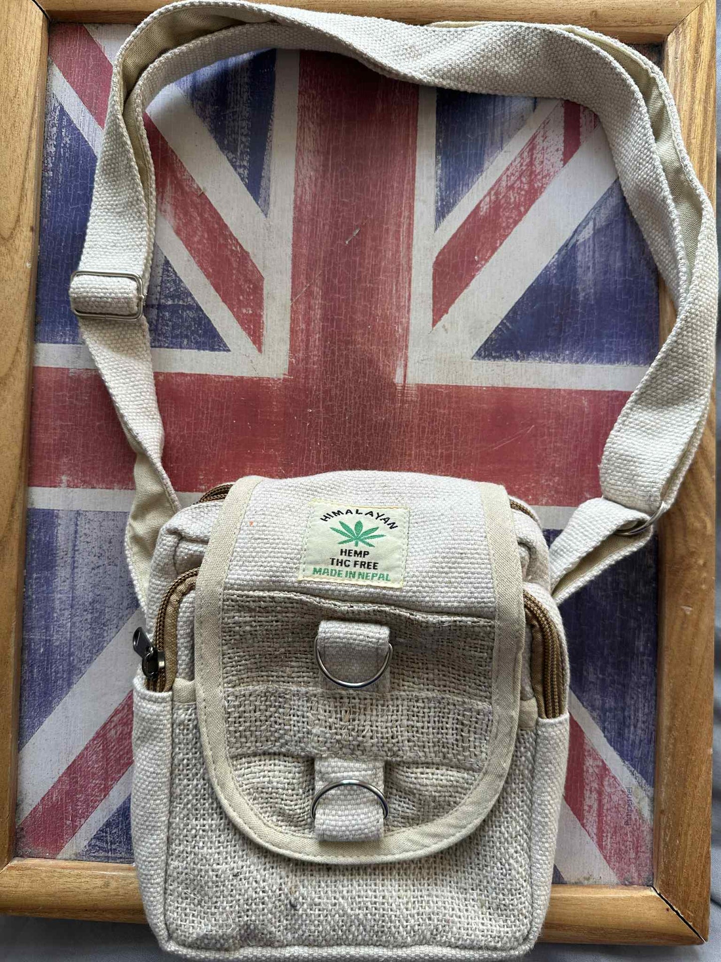 18x22cm Small Handmade Hippie Festival Shoulder Bag Nepal