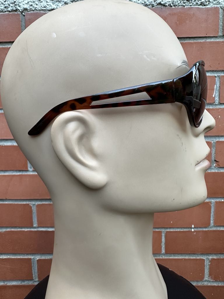 EGO QUEST 7902 Polarized Sunglasses Brown Tortoise Aviator Style