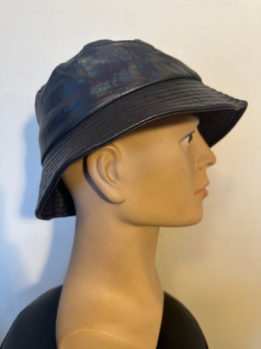Urban Stylish Iridescent Bucket Hat – Unisex One Size – 100% Polyester