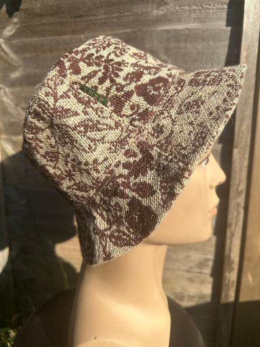 Eco-Friendly Hemp Bucket Hat – Handmade Boho Festival Style – One Size Fits All