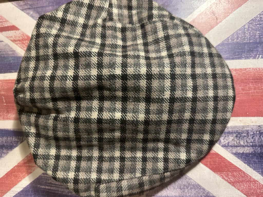 Men’s Flat Cap Check Pattern | Wool Blend Ivy Hat | Vintage Style Newsboy Cap One Size