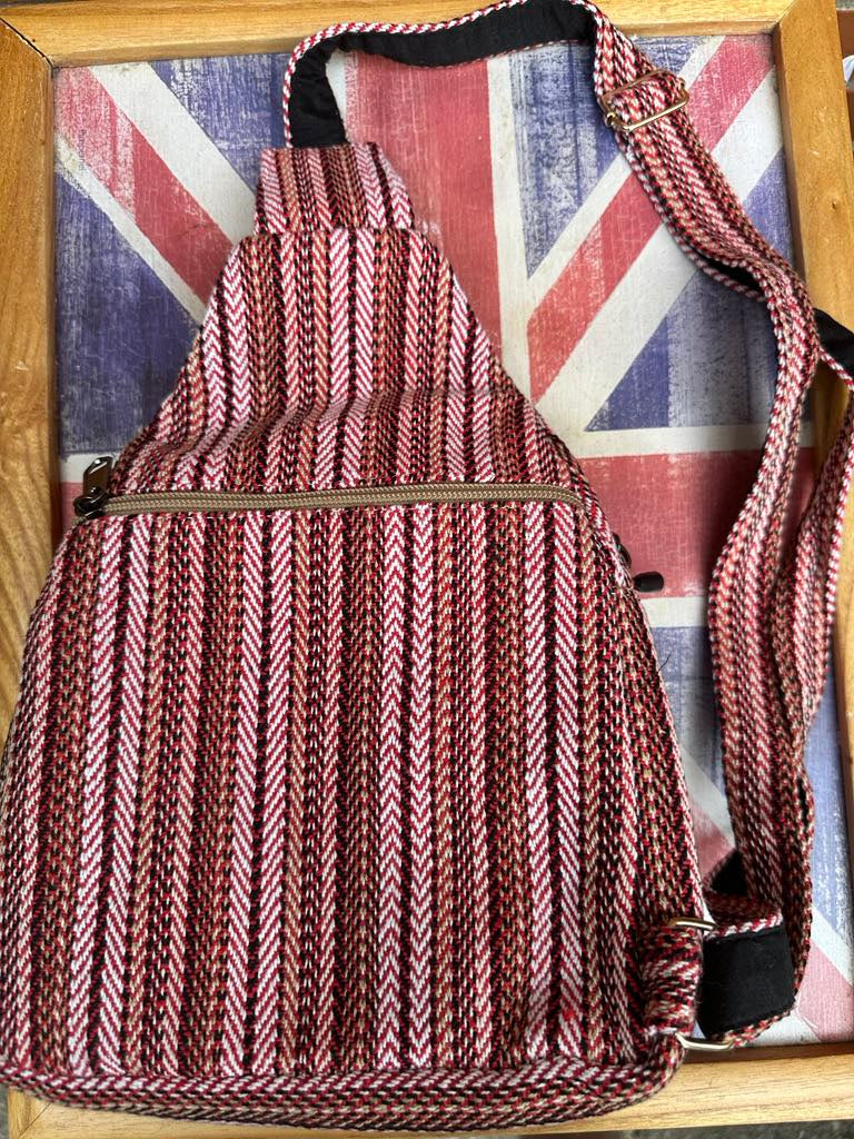 Himalayan Hemp Sling Bag – Handmade in Nepal – Small 30x21cm