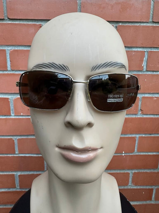 EGO Sunglasses Men’s Italian Design – 100% UV Protection, Vintage Aviator Style